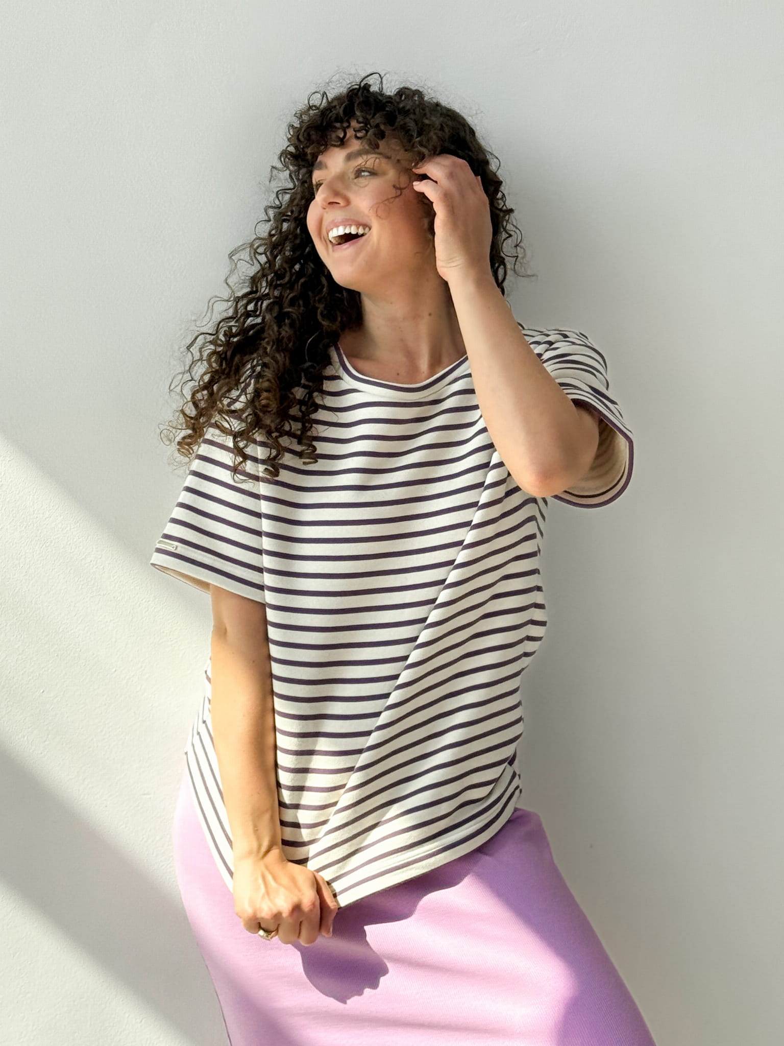 NYSSA VIOLET STRIPES
