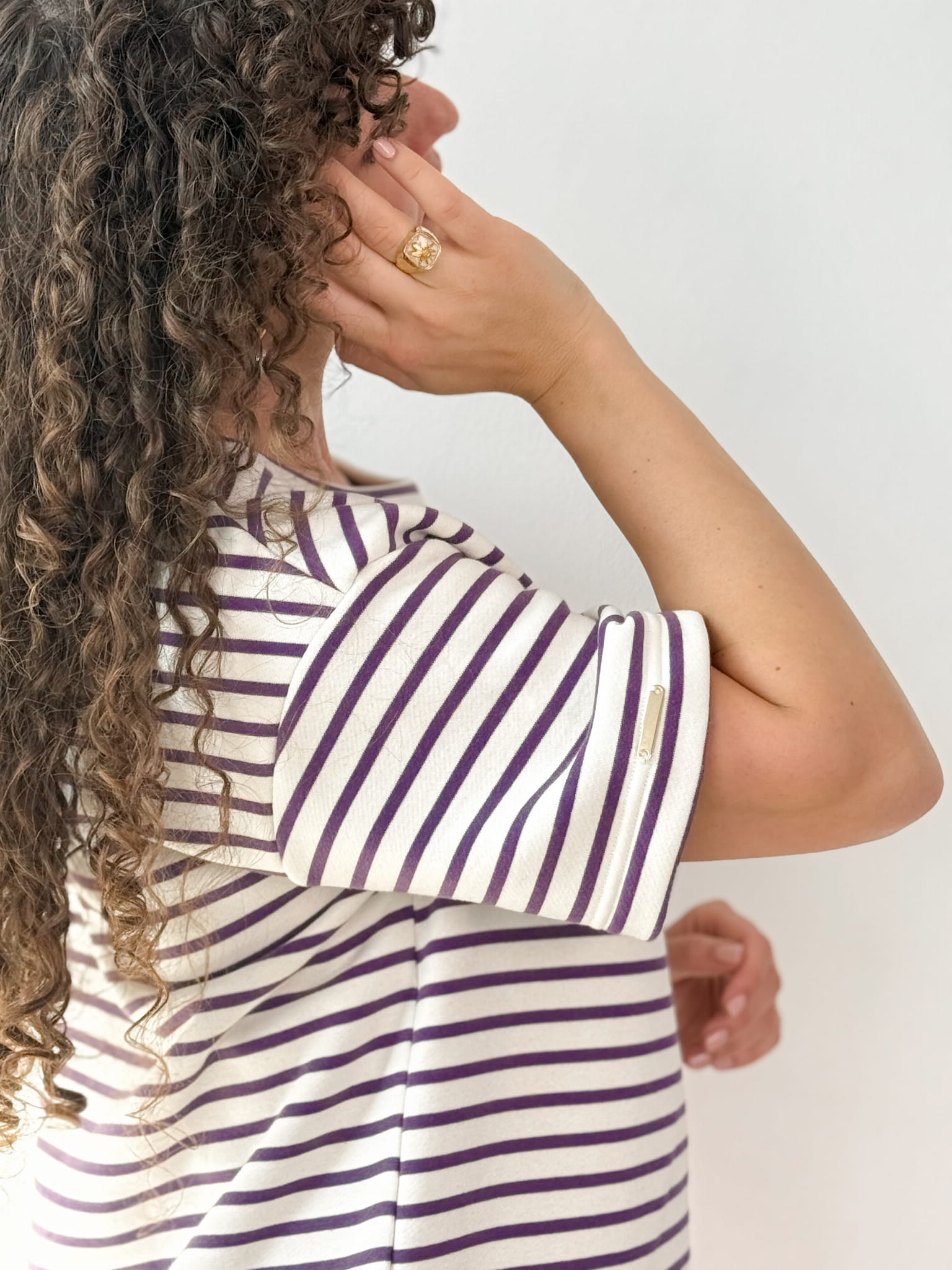 NYSSA VIOLET STRIPES